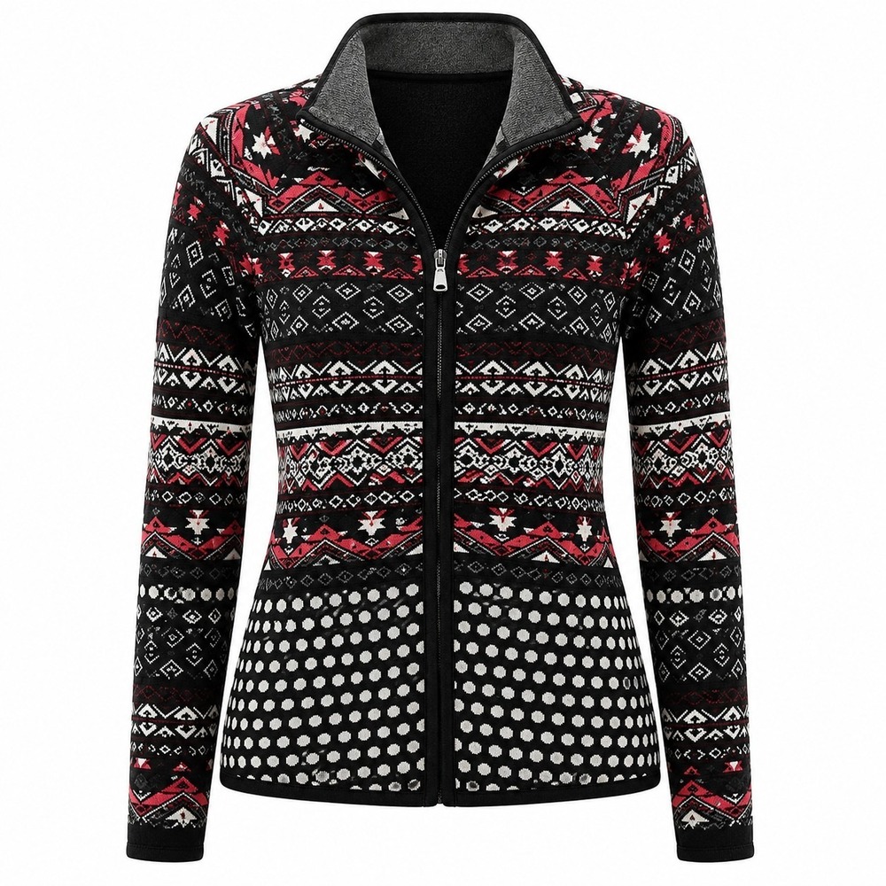 Icelandic Design Sweater S: Fair Isle Nordic Après-Ski Cabincore Winter Knit